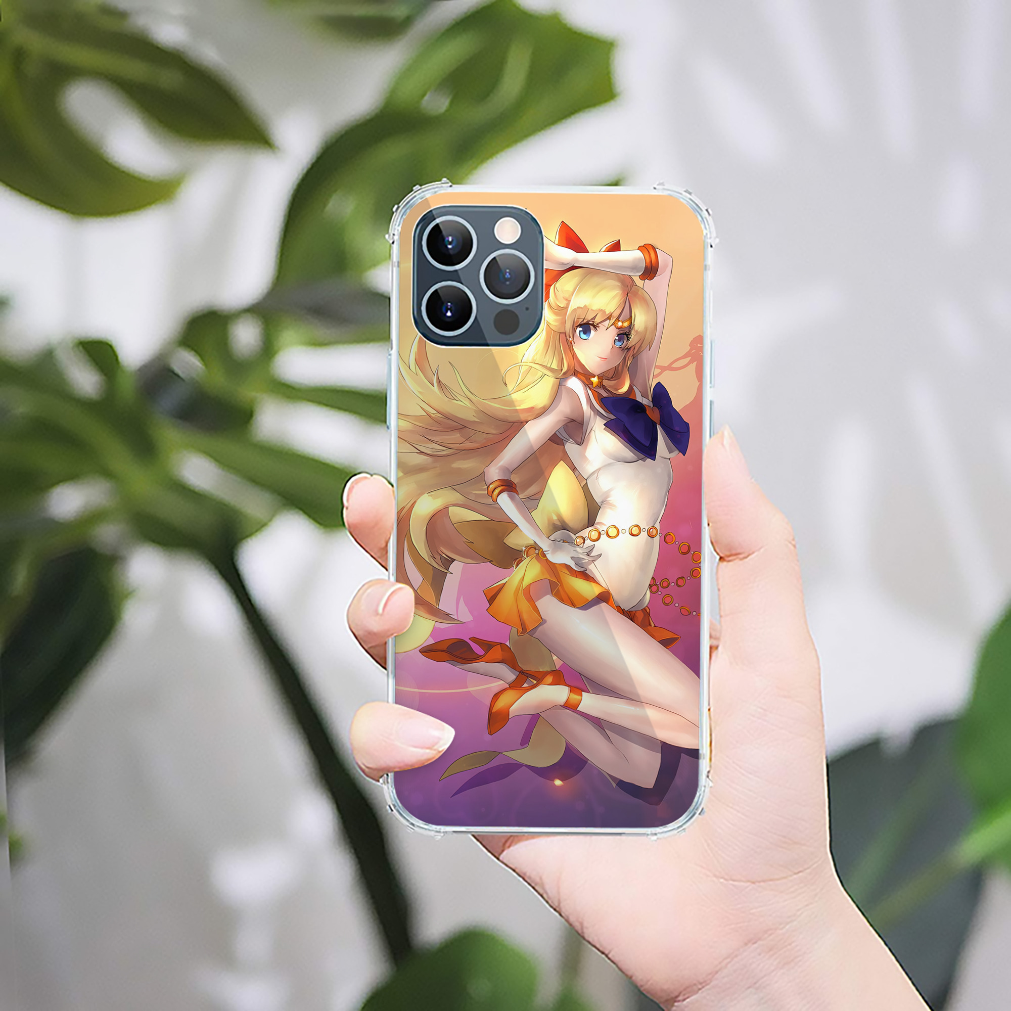 （画像用） 美少女戦士セーラームーン Sailor Moon 【iPhone 12シリーズ対応】透明スマホケース（クリアソフトケース）